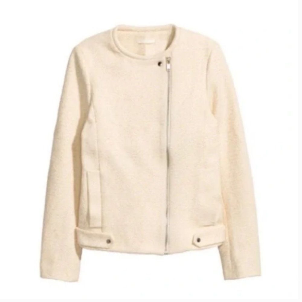 H&M Tweed Biker Jacket (S)